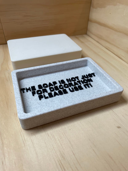 Personalized 3D Printed Soap Dish