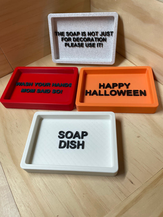 Personalized 3D Printed Soap Dish