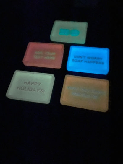 Glow In The Dark Personalized 3D Printed Soap Dish