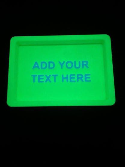 Glow In The Dark Personalized 3D Printed Soap Dish