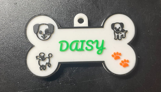 3D Printed Dog/Cat Name Tag